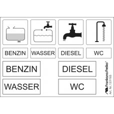 Självhäftande etikett Set