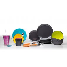 Porslin Set Greyline, 12 stycken