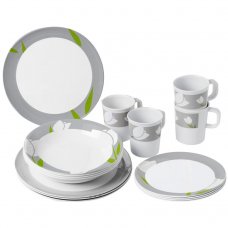 Porslin Set tulpan, 16 delar